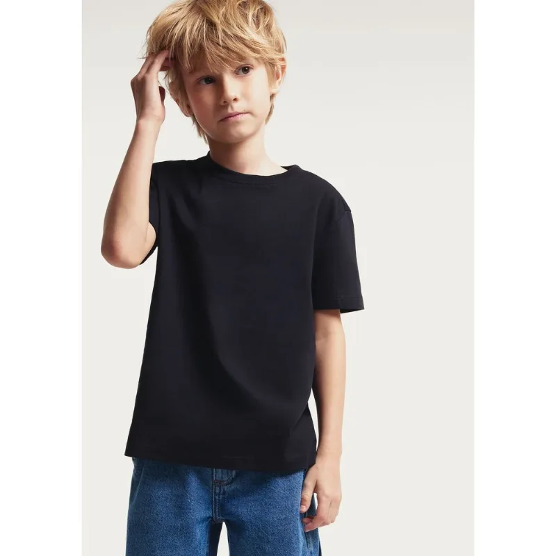 Camiseta Super Cotton Infantil Menino - Preto 004