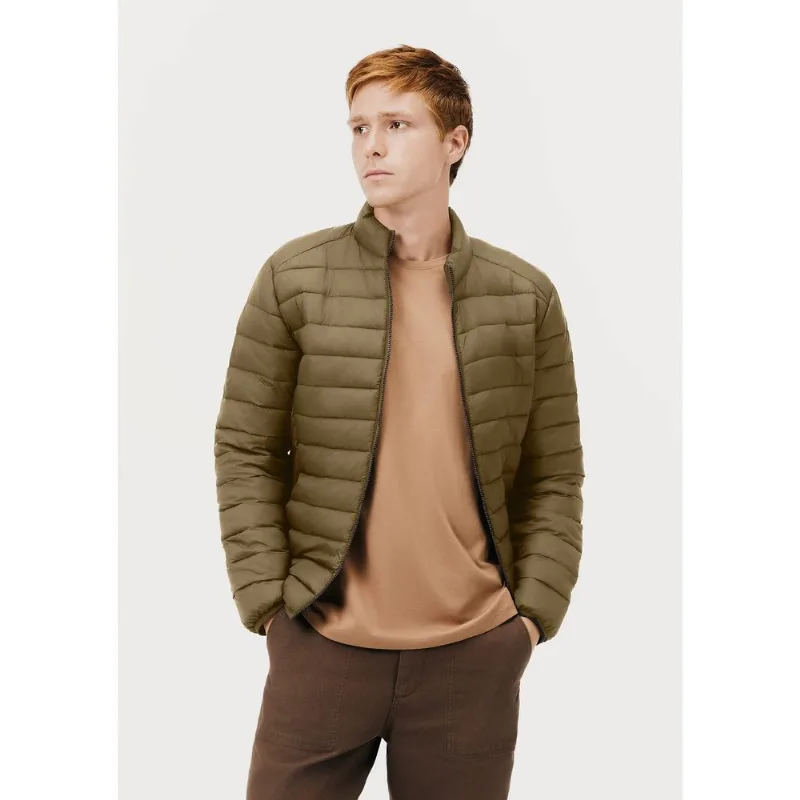 Jaqueta Básica Masculina Puffer Regular Matelassê - Verde XG