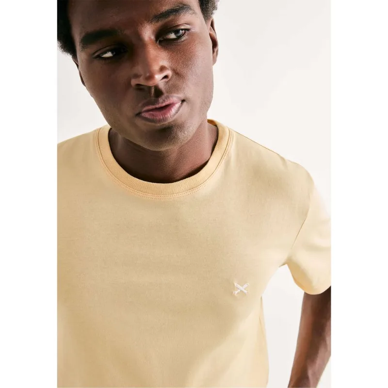 Camiseta Básica Masculina World Com Bordado - Amarelo G