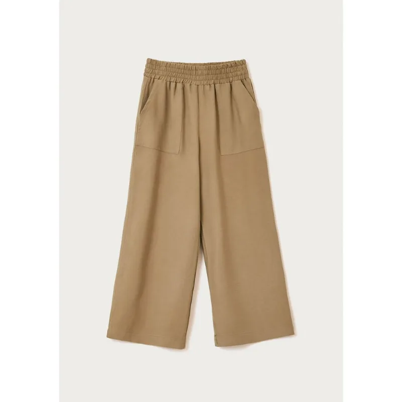 Calça Infantil Menina Reta Em Peach Touch - Caqui 012
