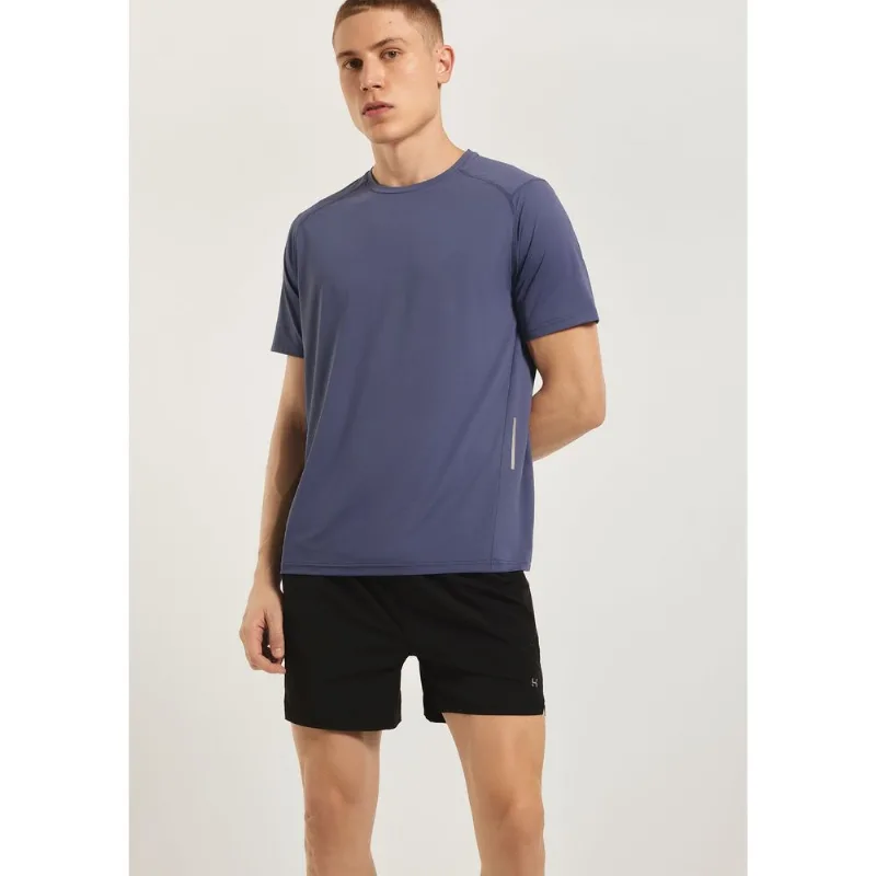 Camiseta Esportiva Masculina Manga Curta Hiit - Azul XG