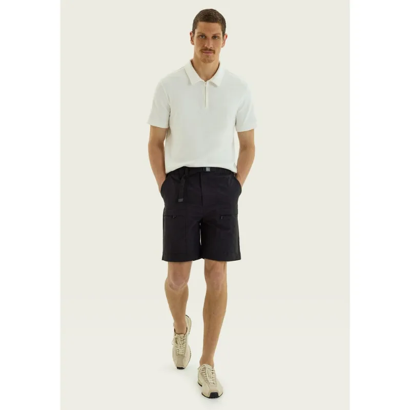 Bermuda Masculina Reta Cargo Tech - Preto 046