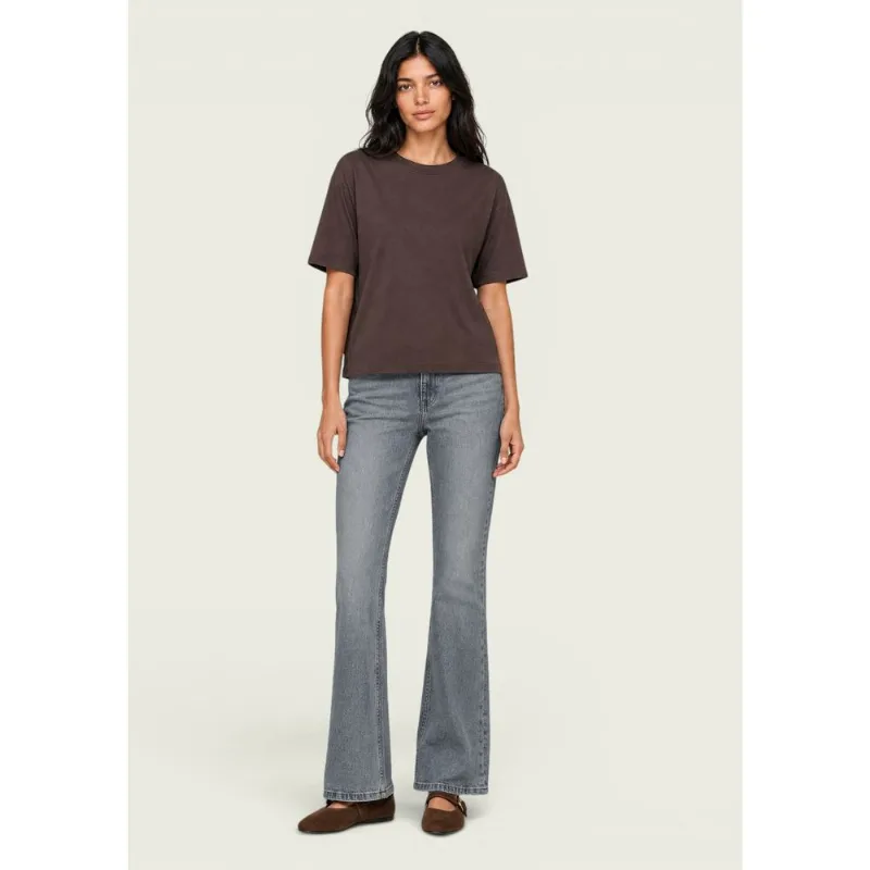 Calça Jeans Feminina Flare Petit Cintura Baixa - Azul 038