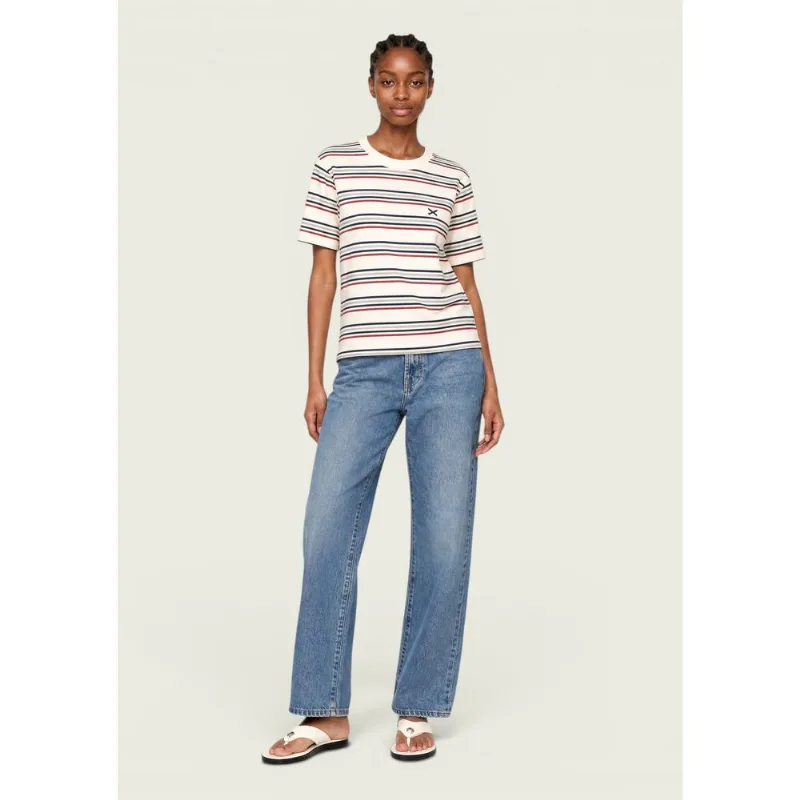Calça Jeans Feminina Wide Leg Cropped Cintura Alta - Azul 042