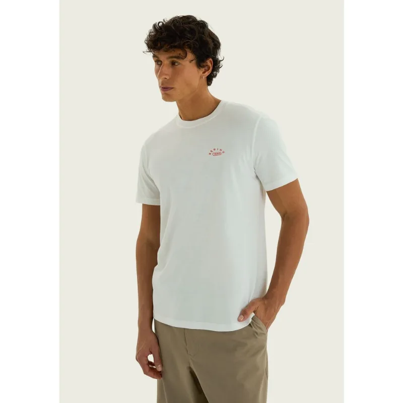 Camiseta Masculina Comfort Com Estampa - Off white XXG