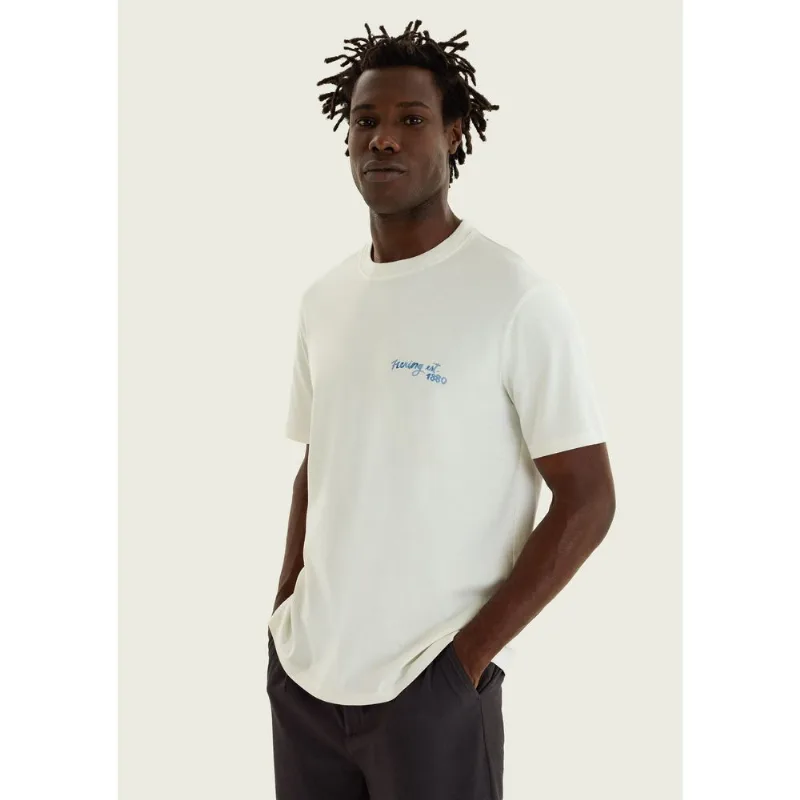 Camiseta Masculina Super Cotton Estampada - Off white M