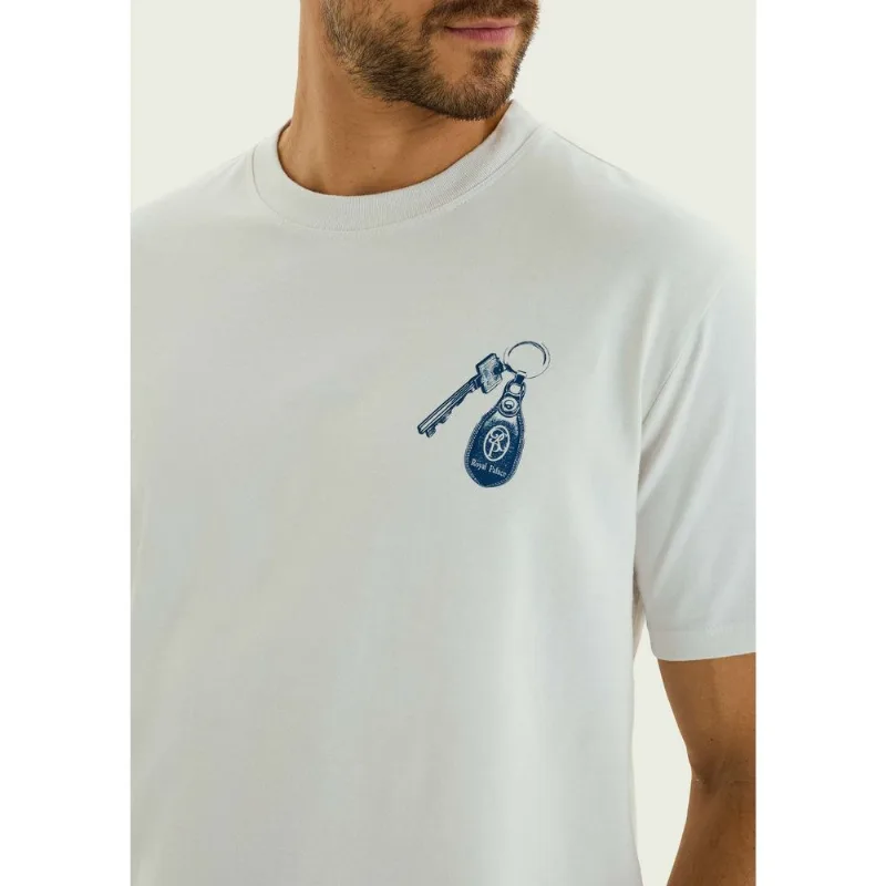 Camiseta Masculina Super Cotton Estampada - Cinza XG