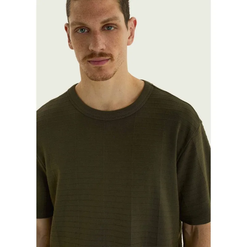 Camiseta Masculina Manga Curta Texturizada - Verde XXG