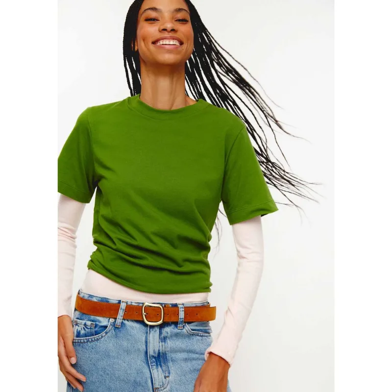 Camiseta Feminina Manga Curta Super Cotton - Verde M