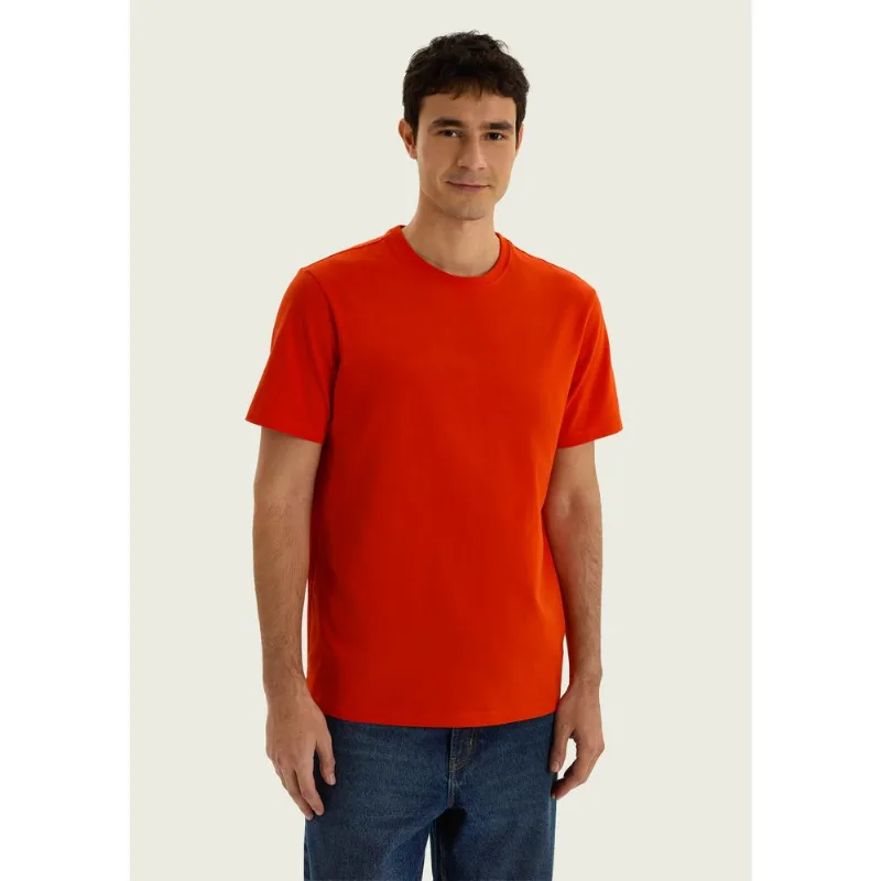 Camiseta Básica Masculina Comfort Super Cotton - Vermelho XXG