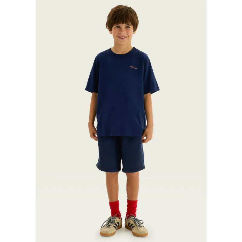 Conjunto Infantil Menino Oversized Estampado - Azul 006