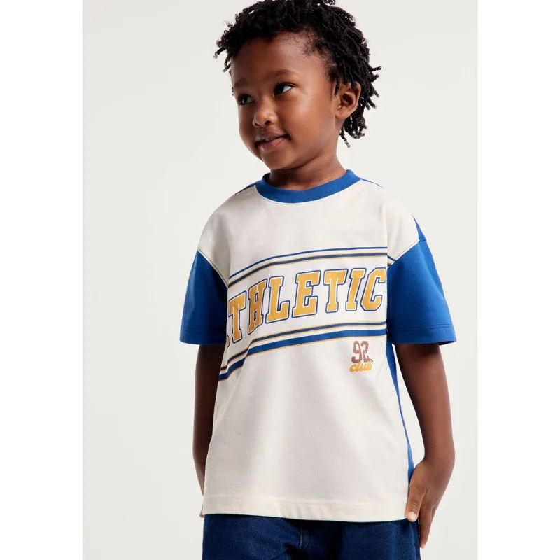 Camiseta Infantil Menino Oversized Estampada - Off white 010