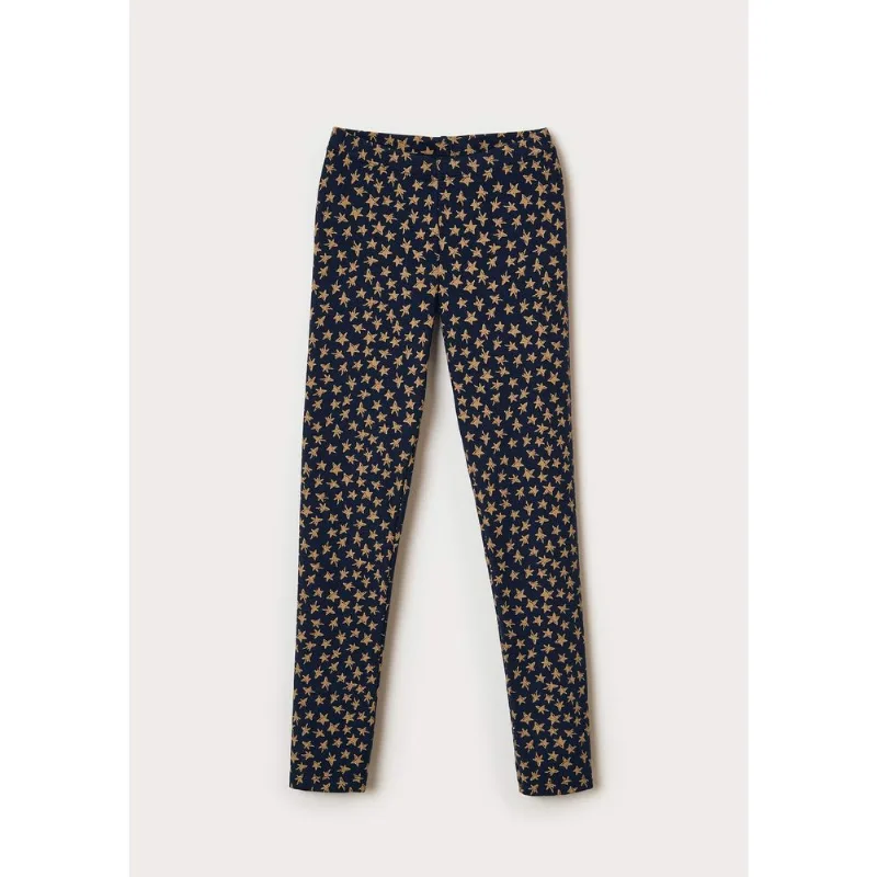 Calça Legging Infantil Menina Estampada - Azul 010