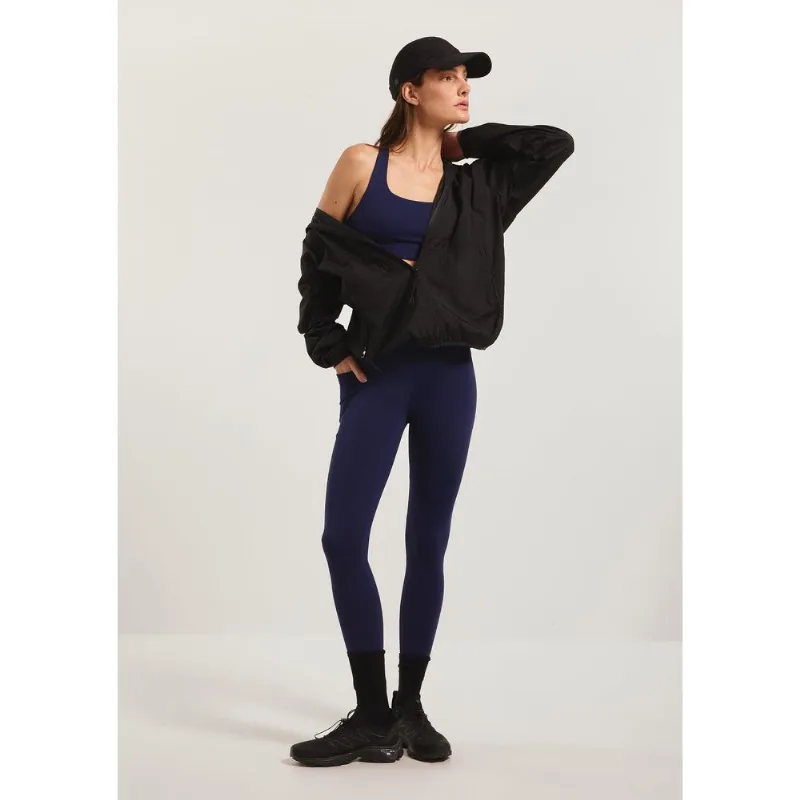 Calça Legging Feminina Esportiva Com Fio Lycra® - Azul G