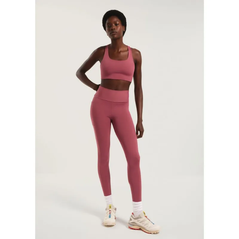 Calça Legging Feminina Esportiva Com Fio LYCRA® - Rosa M