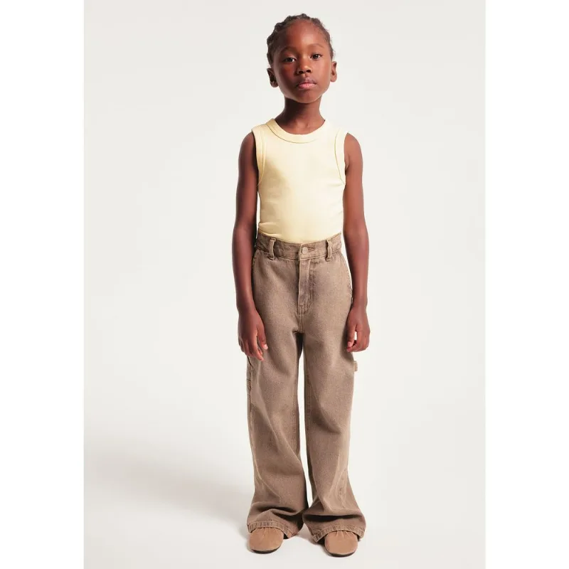 Calça Infantil Menino Em Jeans Estonado - Cinza 006