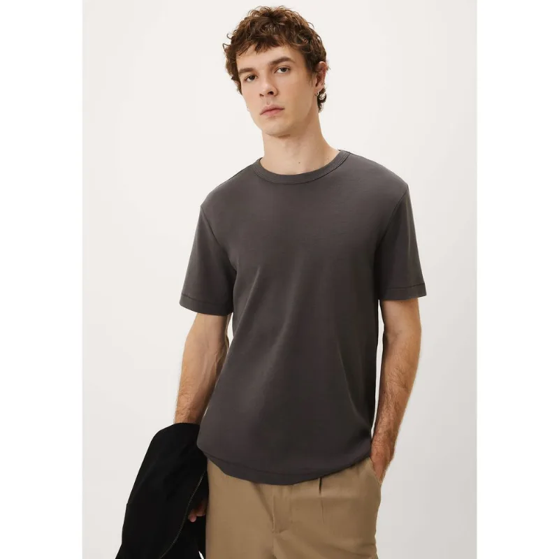 Camiseta Masculina Em Malha Interlock Premium - Cinza G
