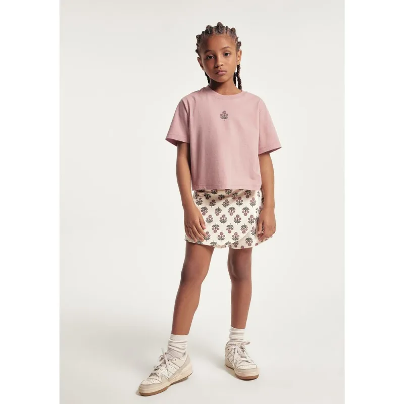 Conjunto Curto Infantil Menina Estampado - Rosa 006
