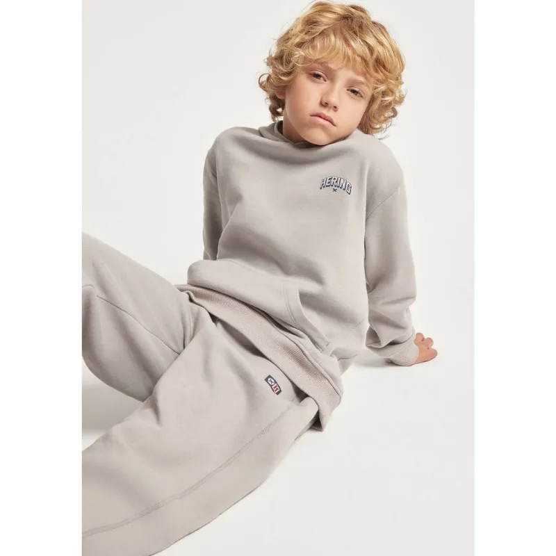 Calça de Moletom Infantil Menino Jogger - Cinza 010