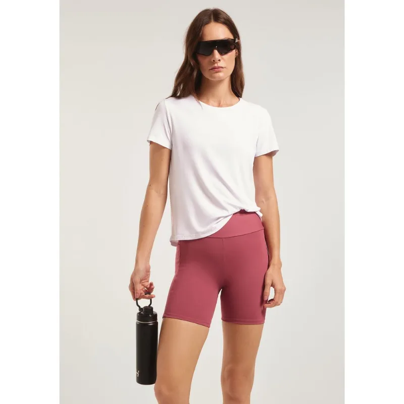 Camiseta Esportiva Básica Feminina Proteção Uv - Off white P