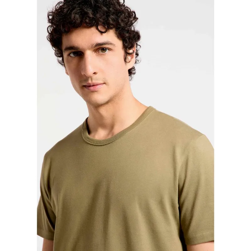 Camiseta Básica Masculina Comfort Super Cotton - Verde G