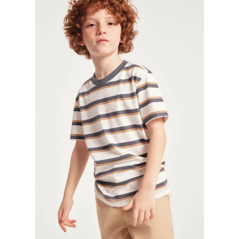 Camiseta Infantil Menino Estampada - Off white 010