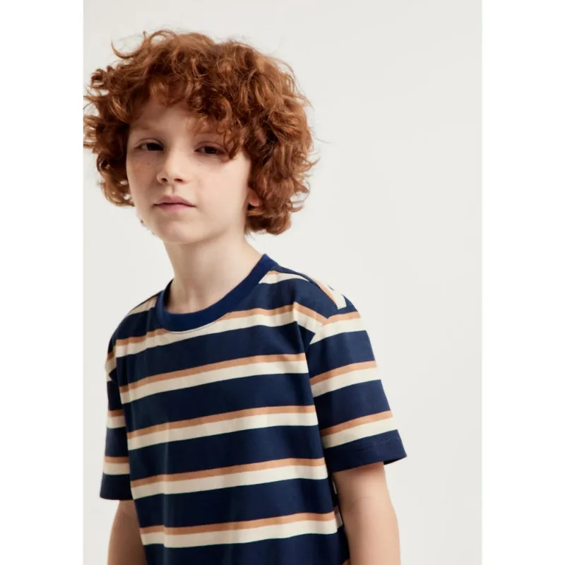 Camiseta Infantil Menino Estampada - Azul 014