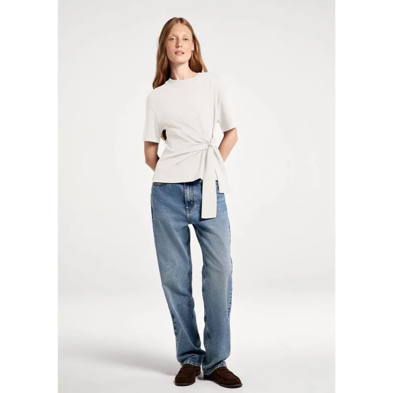 Blusa Feminina Com Amarração - Off white M