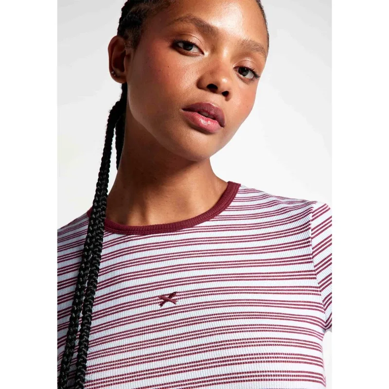 Blusa Feminina Manga Longa Listrada - Vinho G