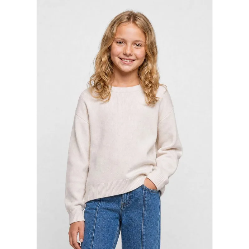 Blusão Infantil Menina Em Tricô - Off white 010