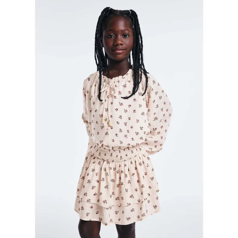 Blusa Bata Infantil Menina Estampada - Rosa 014