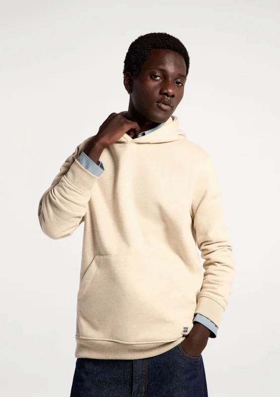 Blusão Masculino Comfort Em Moletom Peluciado - Bege - Hering Adulto - Blusões