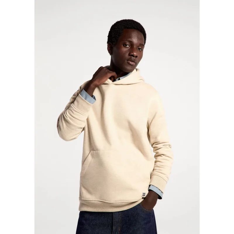 Blusão Masculino Comfort Em Moletom Peluciado - Bege M