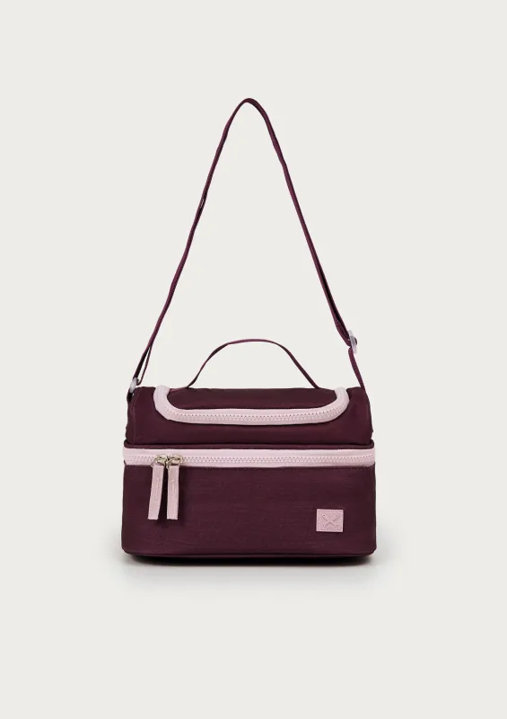 Lancheira Infantil Menina Com Apliques - Vinho - Hering Kids - Bolsas