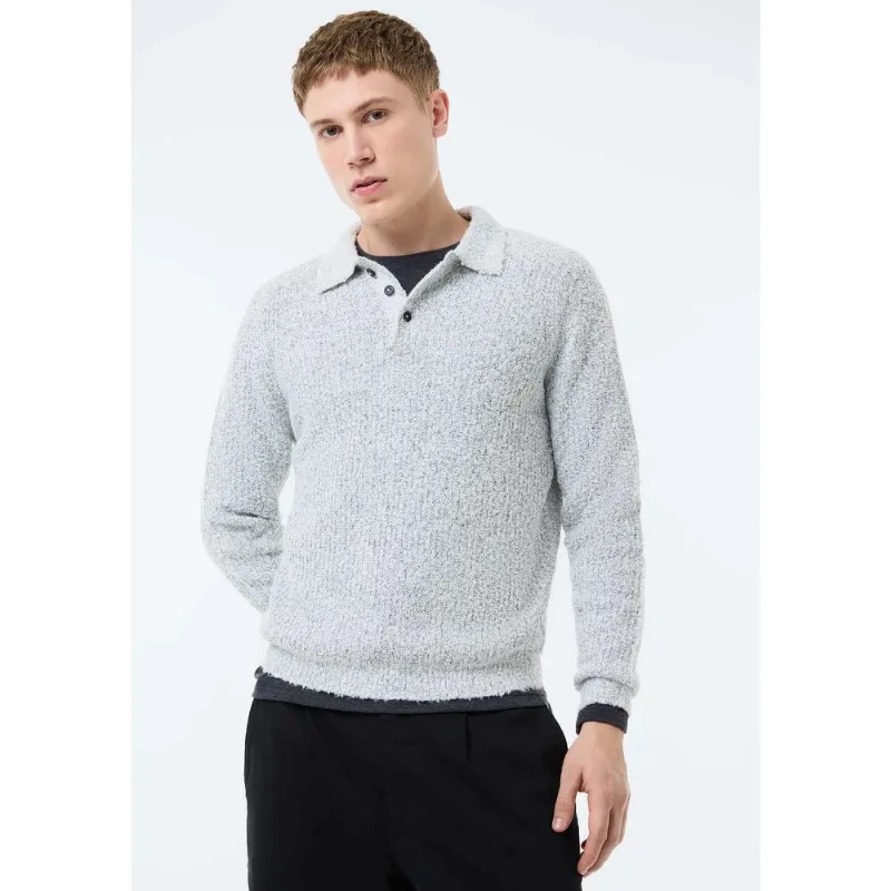 Blusão Básico Masculino Regular Gola V - Cinza XXG