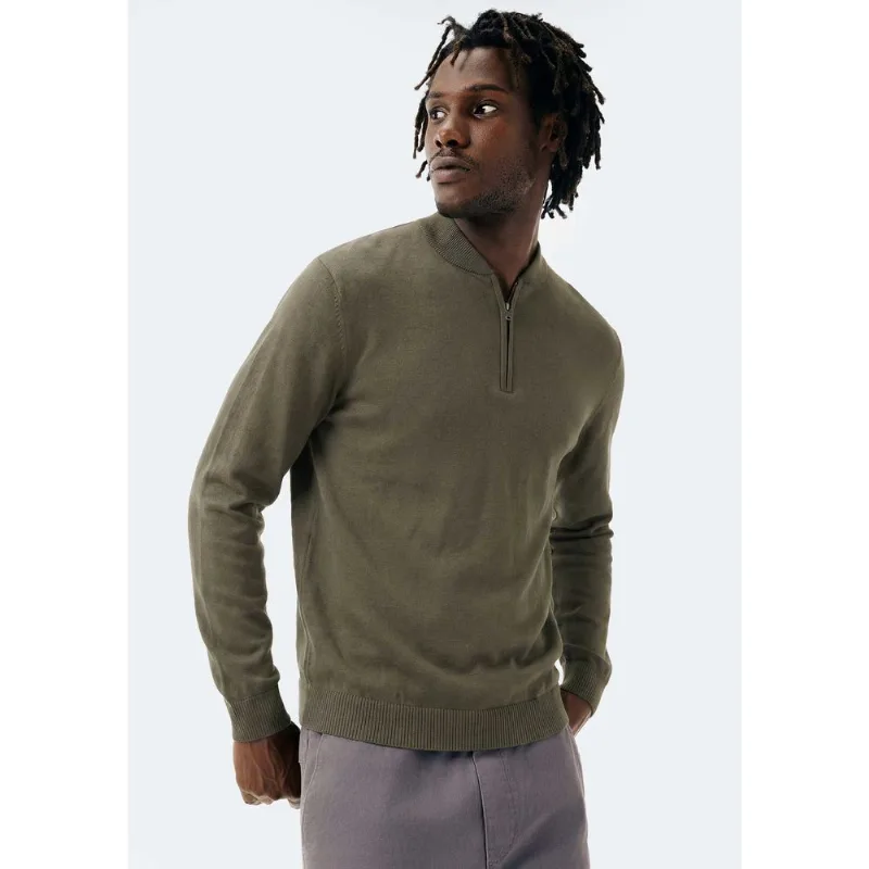 Blusão Masculino Regular Em Tricô - Verde XG