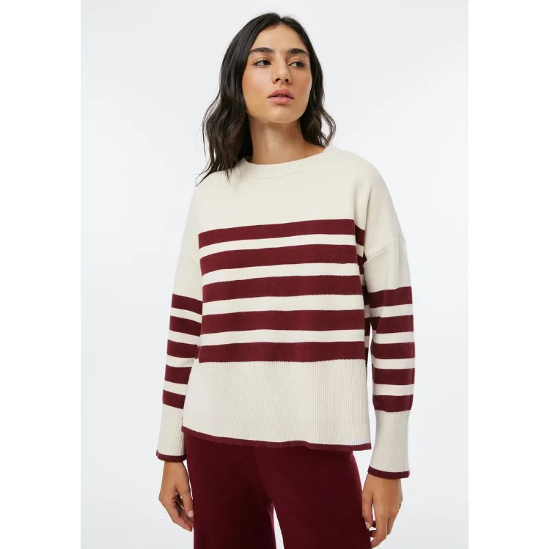 Blusão Feminino Em Tricô Fio Tinto - Vermelho G