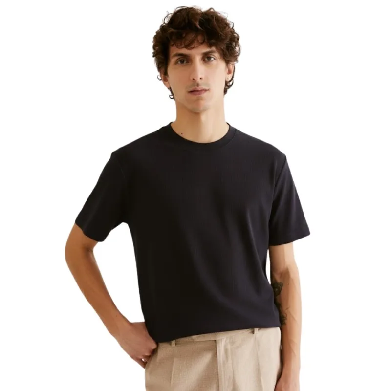 Camiseta Masculina Hering Ribana Ultra Soft Preto XG (MP)