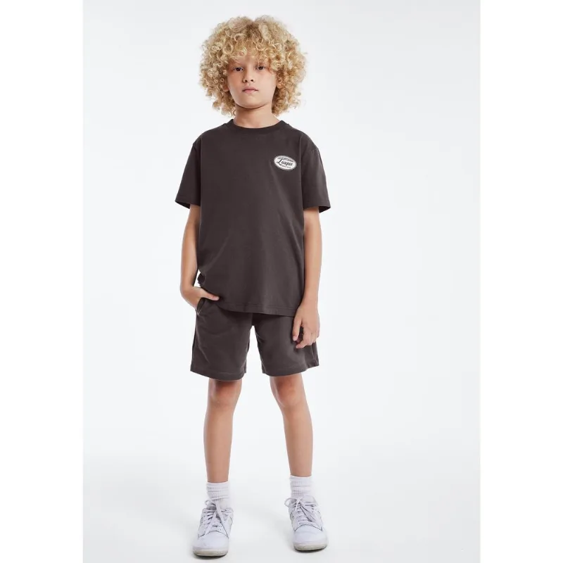 Conjunto Infantil Menino Oversized Estampado - Cinza 014