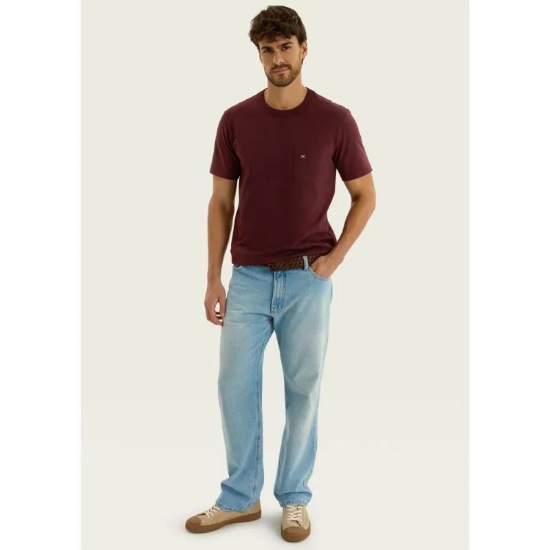 Calça Masculina Reta em Jeans - Azul 044