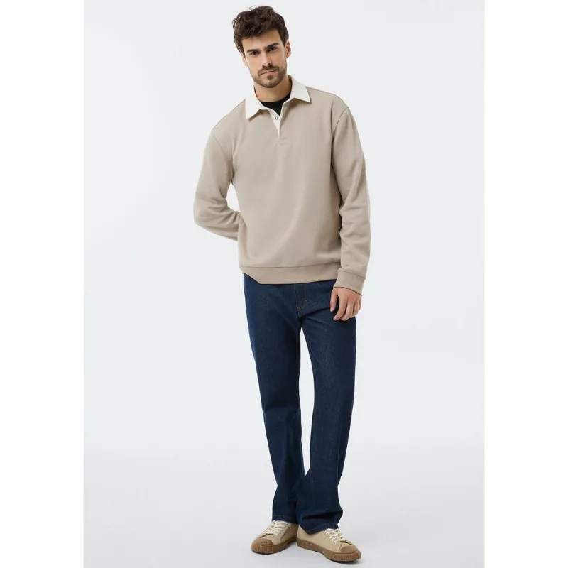 Calça Masculina Reta Em Jeans - Azul 044