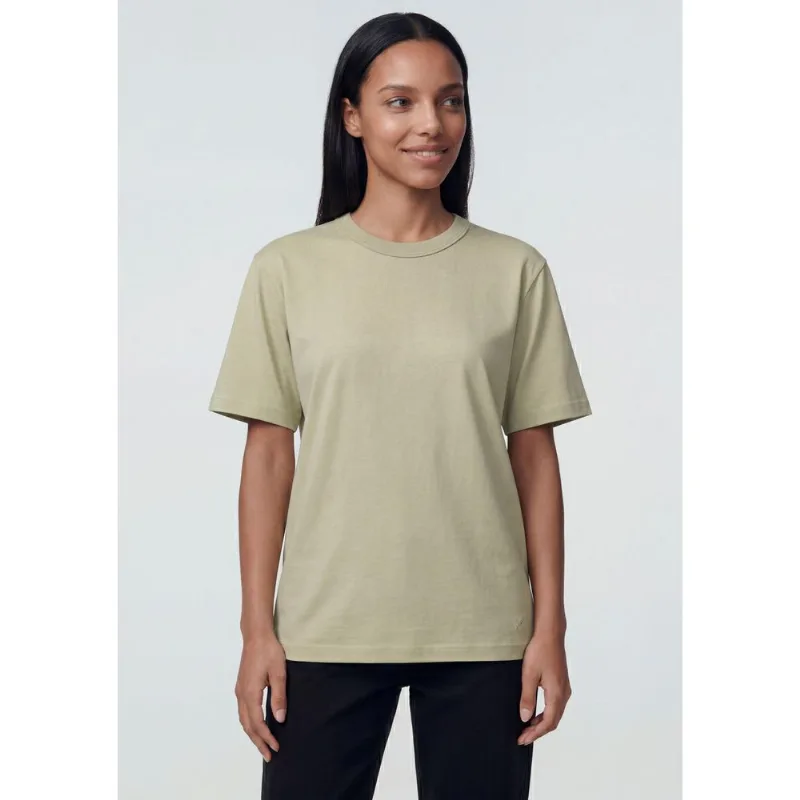 Camiseta Feminina Slim Em Algodão - Verde P