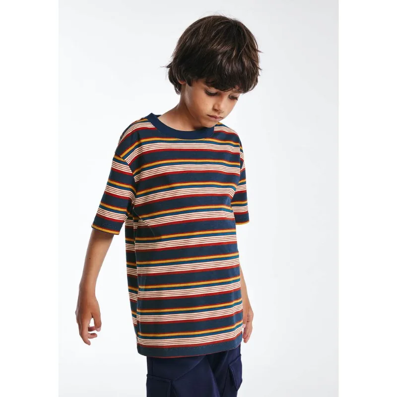 Camiseta Infantil Menino Estampada - Azul 008
