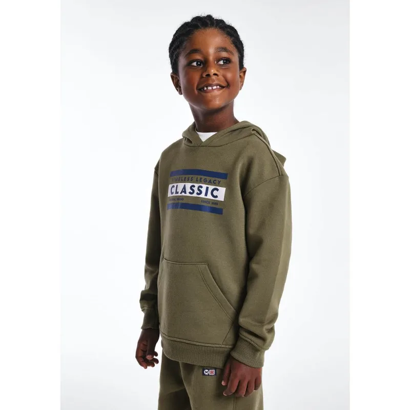 Blusão Infantil Menino Com Capuz - Verde 014