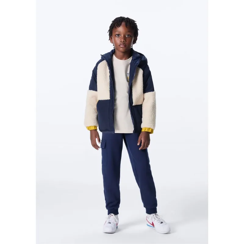 Calça Infantil Menino Jogger Cós Elástico - Azul 012