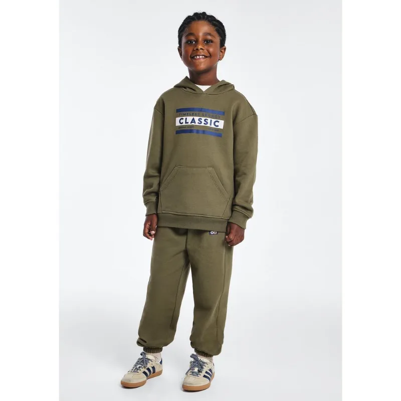 Calça de Moletom Infantil Menino Peluciada - Verde 010