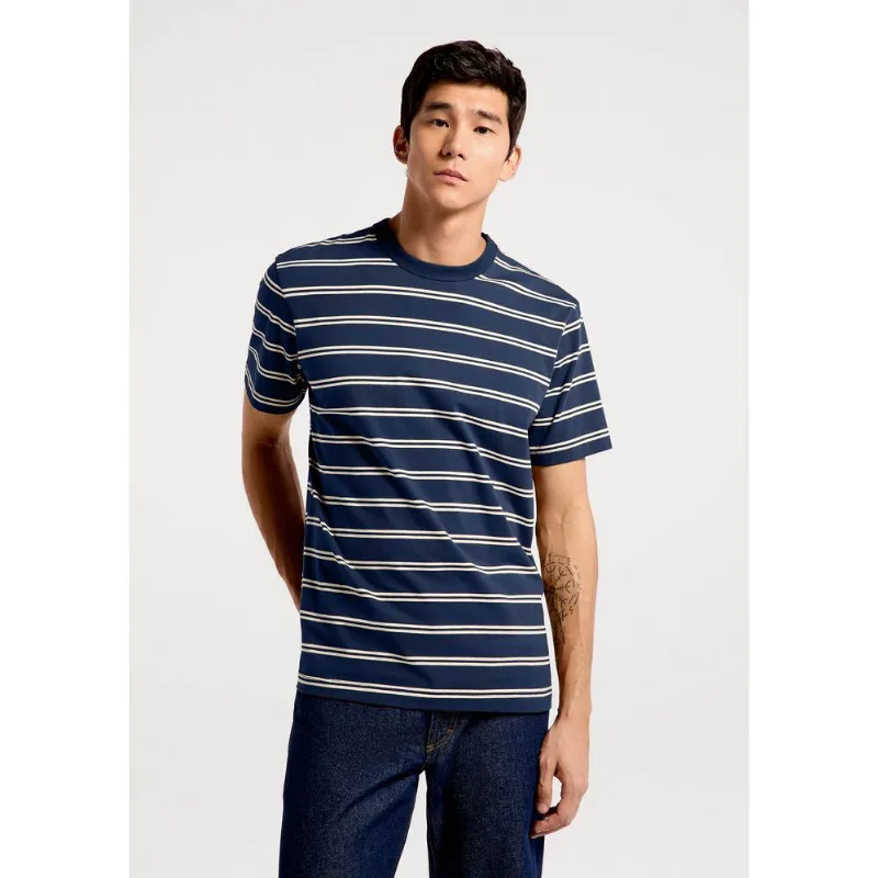Camisa Masculina Algodão Fio Tinto - Azul M