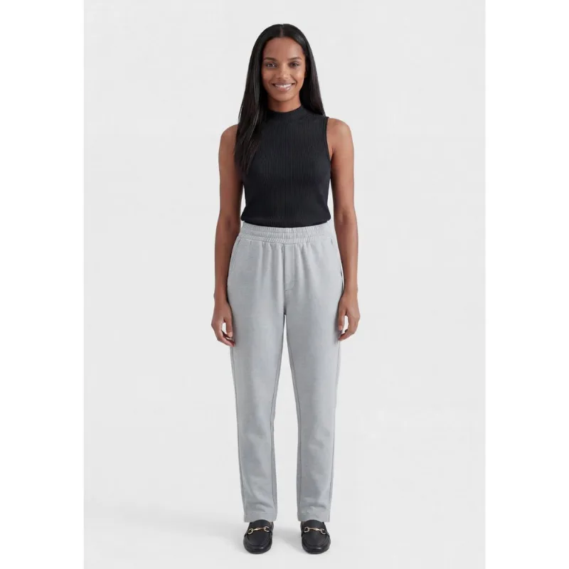 Calça Feminina Em Moletom Scuba - Cinza M