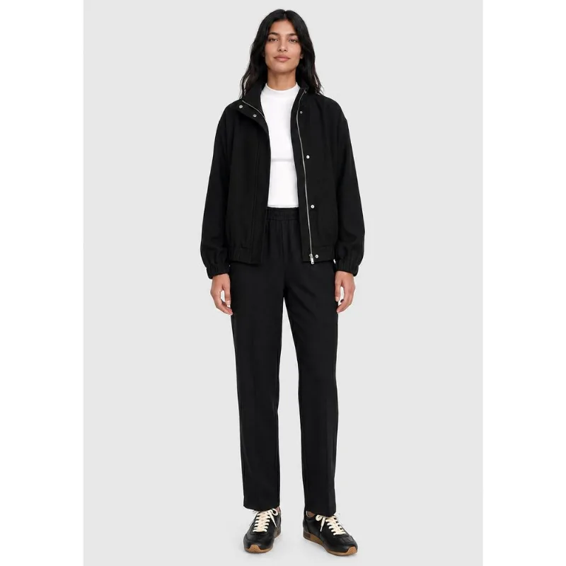 Calça Feminina Carrot Em Tecido Plano - Preto G