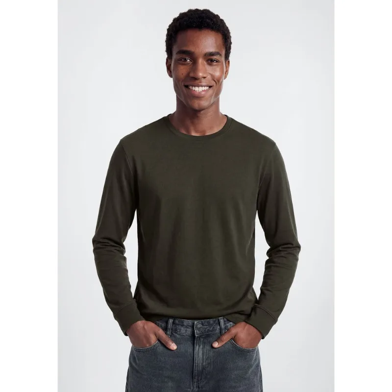 Camiseta Masculina Manga Longa Super Cotton Pima - Verde M